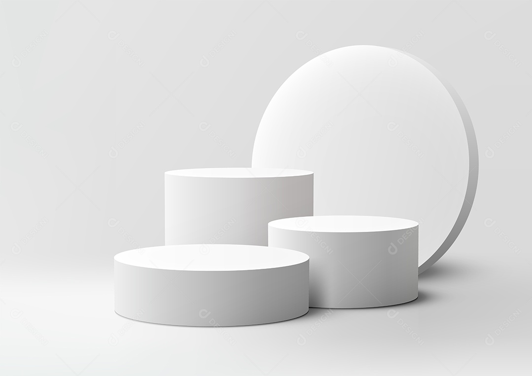 Modelo de Cenário de Pódio Vetor EPS Editável