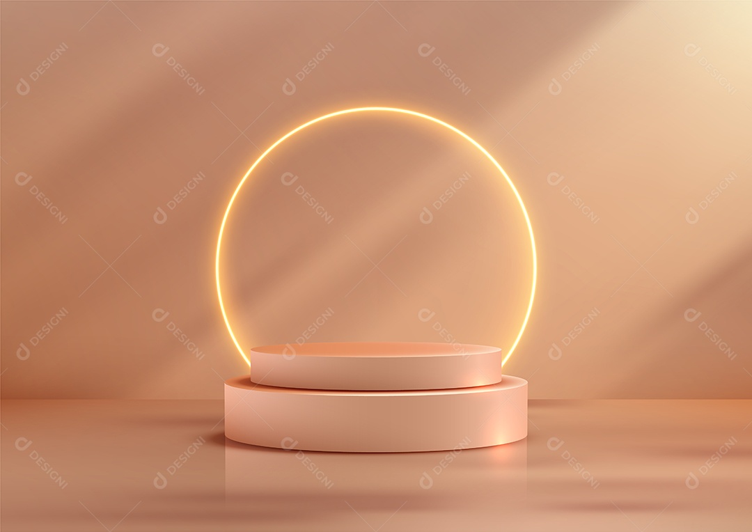 Modelo de Cenário de Pódio Vetor EPS Editável