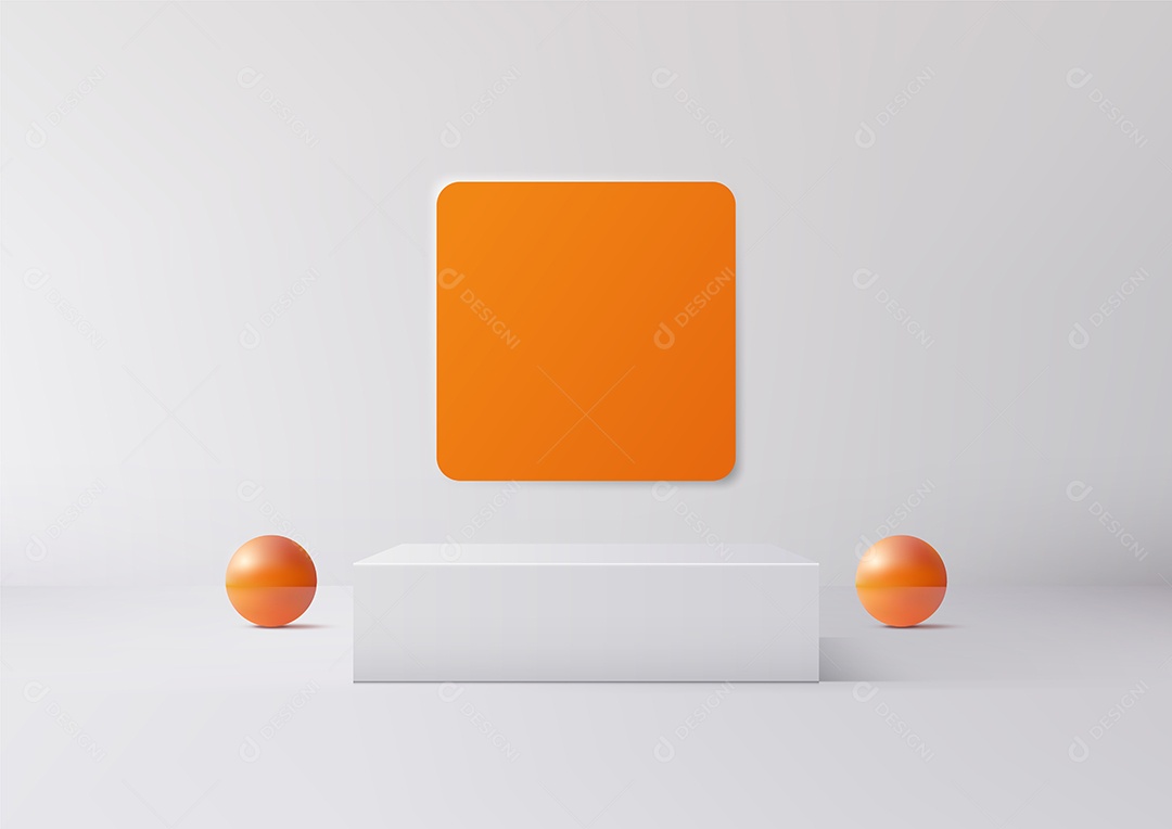 Modelo de Cenário de Pódio Vetor EPS Editável