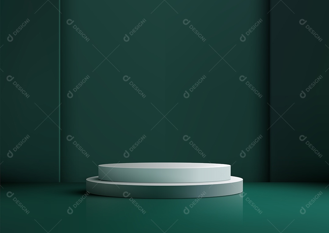 Modelo de Cenário de Pódio Vetor EPS Editável