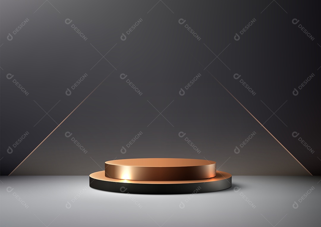 Modelo de Cenário de Pódio Vetor EPS Editável