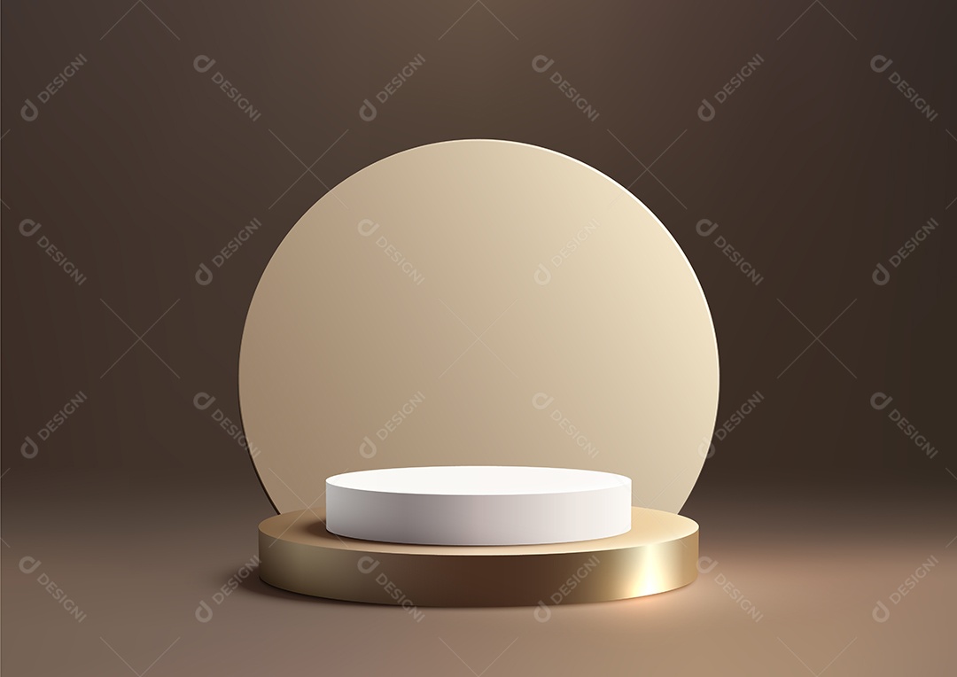 Modelo de Cenário de Pódio Vetor EPS Editável