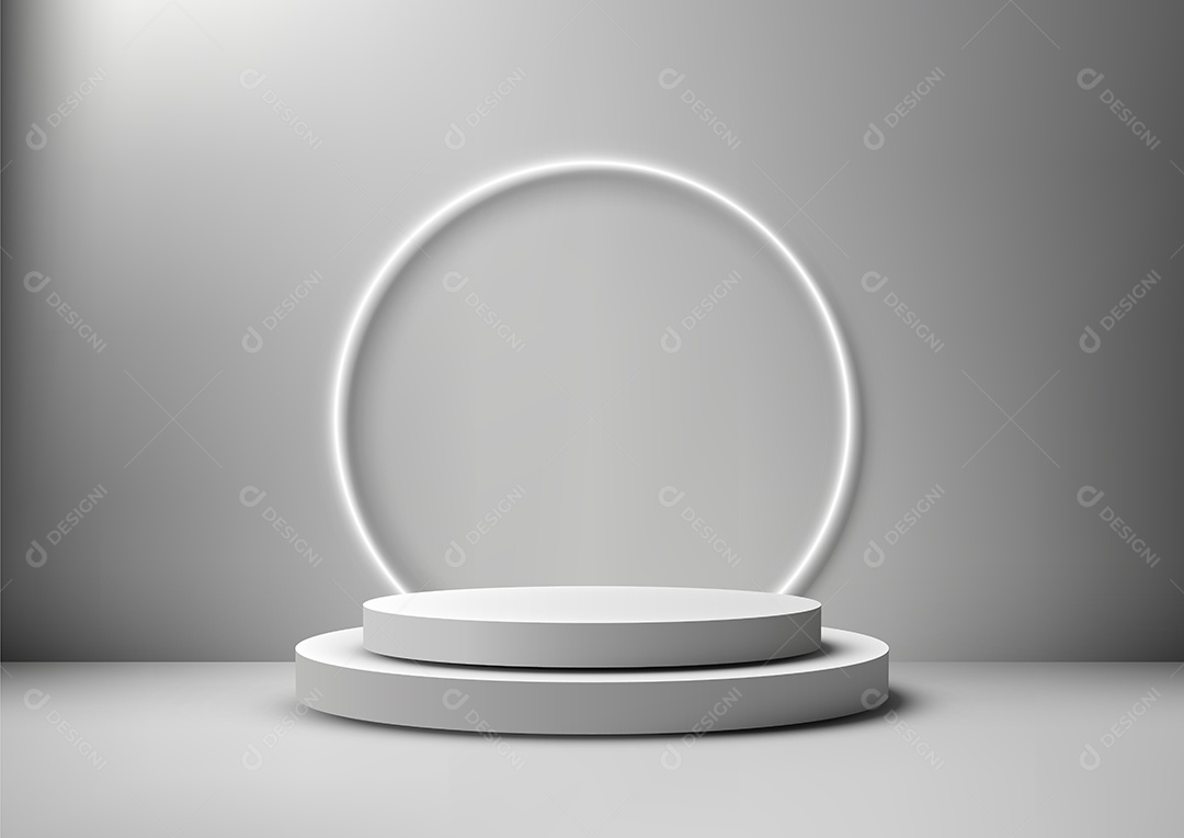 Modelo de Cenário de Pódio Vetor EPS Editável