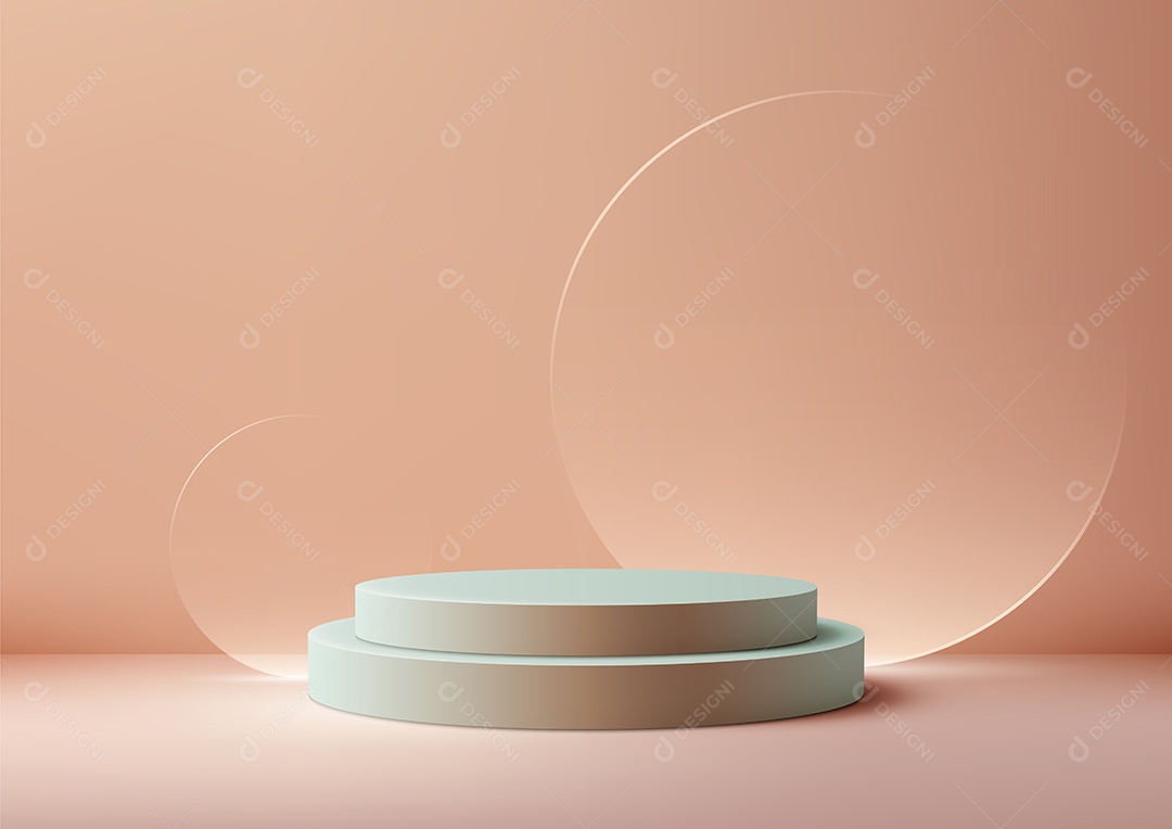 Modelo de Cenário de Pódio Vetor EPS Editável