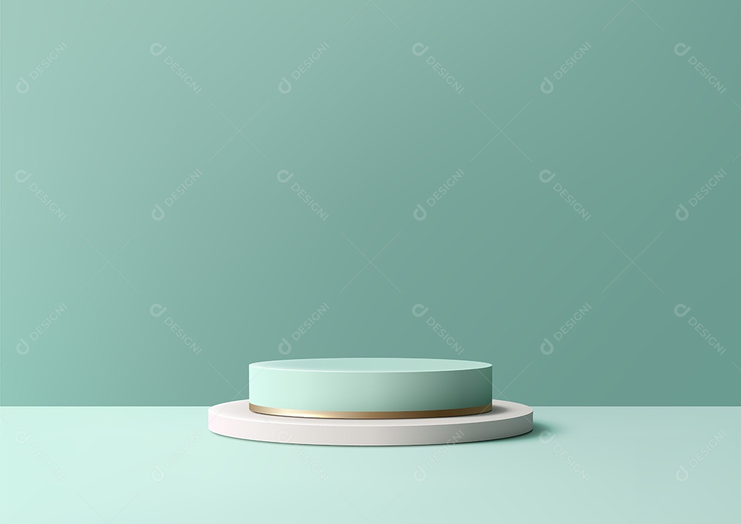 Modelo de Cenário de Pódio Vetor EPS Editável