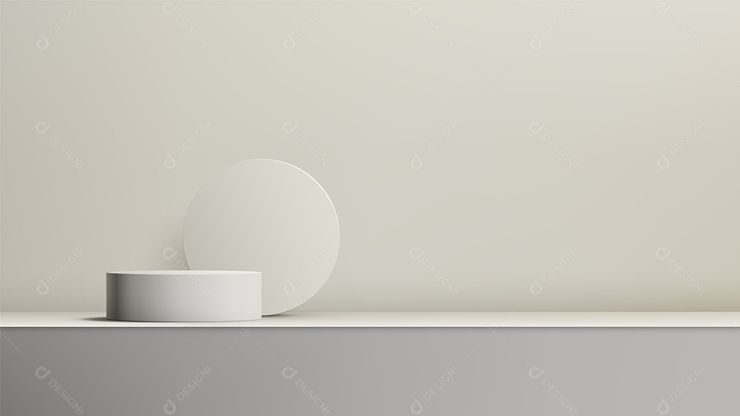 Modelo de Cenário de Pódio Vetor EPS Editável