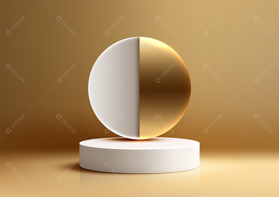 Modelo de Cenário de Pódio Vetor EPS Editável