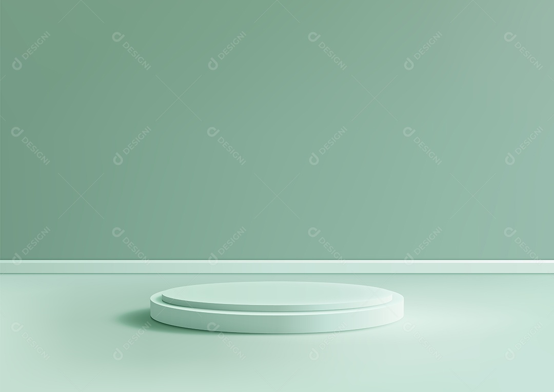 Modelo de Cenário de Pódio Vetor EPS Editável