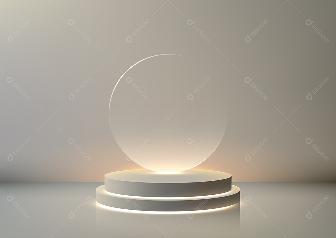 Modelo de Cenário de Pódio Vetor EPS Editável