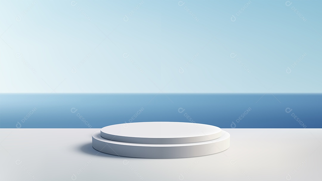 Modelo de Cenário de Pódio Vetor EPS Editável