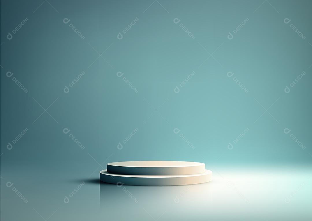 Modelo de Cenário de Pódio Vetor EPS Editável