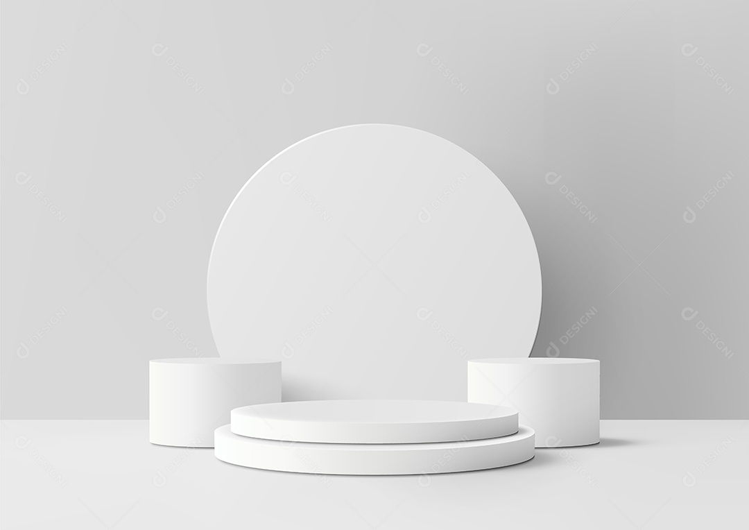 Modelo de Cenário de Pódio Vetor EPS Editável