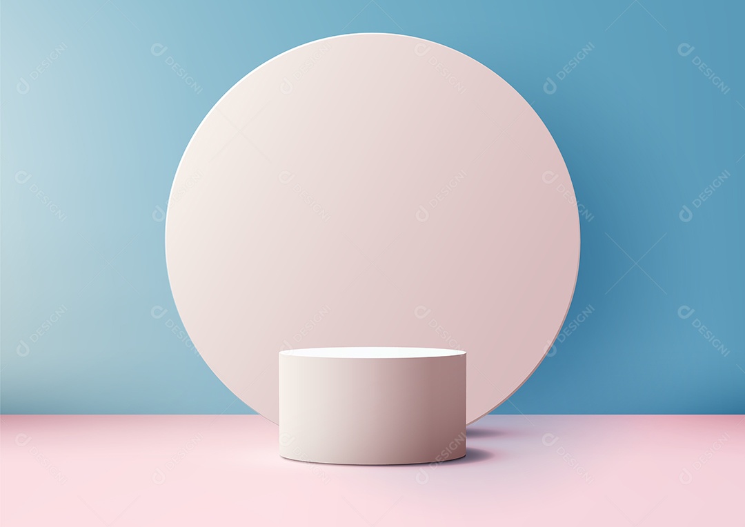 Modelo de Cenário de Pódio Vetor EPS Editável