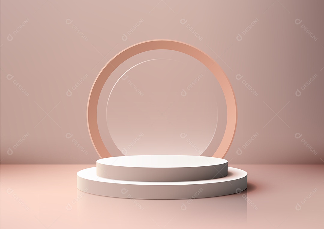 Modelo de Cenário de Pódio Vetor EPS Editável