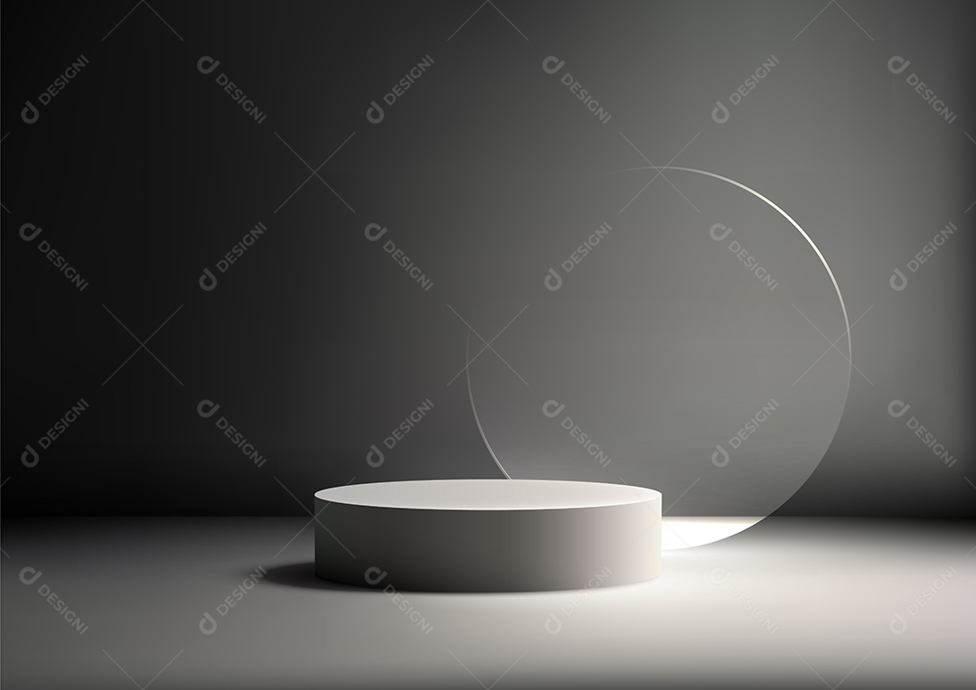 Modelo de Cenário de Pódio Vetor EPS Editável