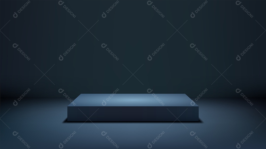 Modelo de Cenário de Pódio Vetor EPS Editável