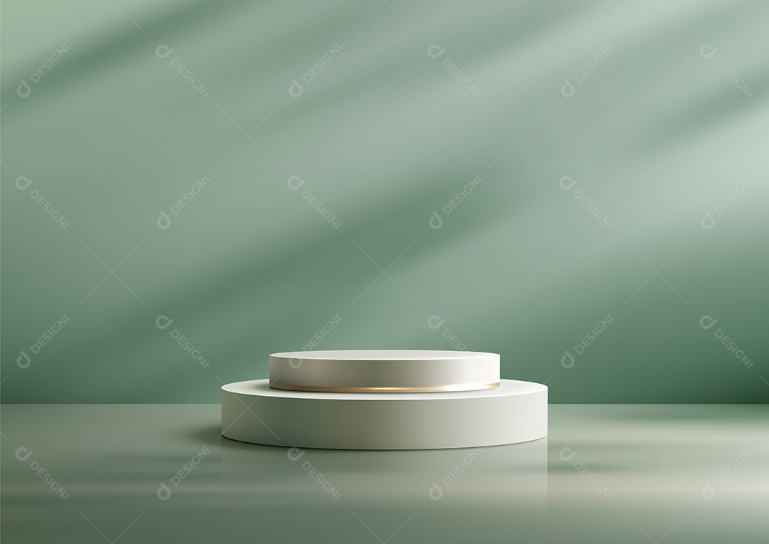 Modelo de Cenário de Pódio Vetor EPS Editável