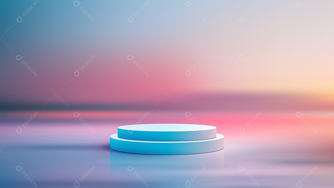 Modelo de Cenário de Pódio Vetor EPS Editável