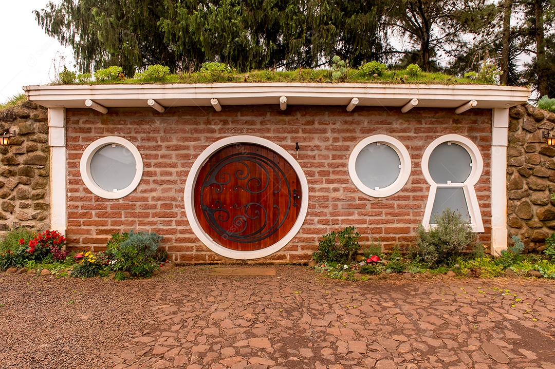 Casa inspirada na casa do Hobbit
