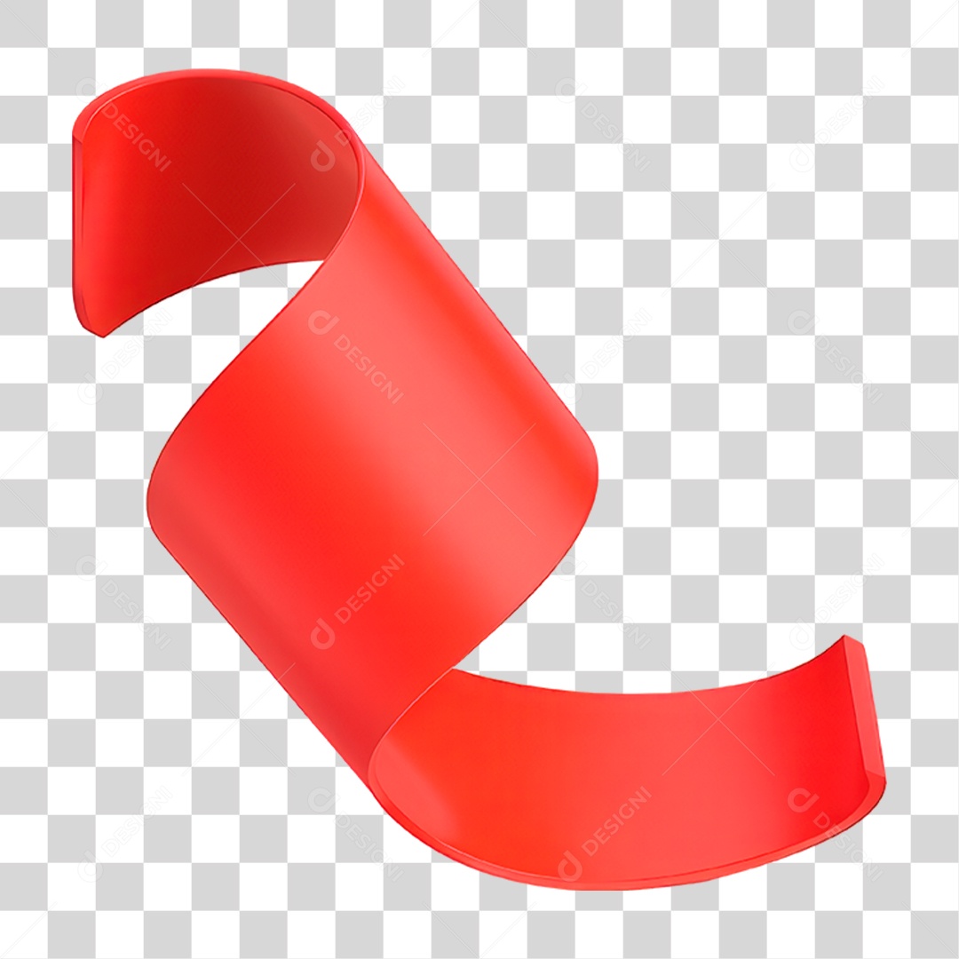 Fita Vermelha PNG Transparente