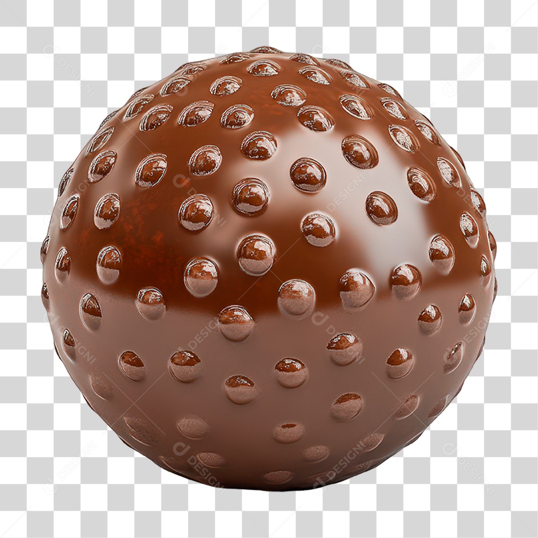Bola de Chocolate PNG Transparente