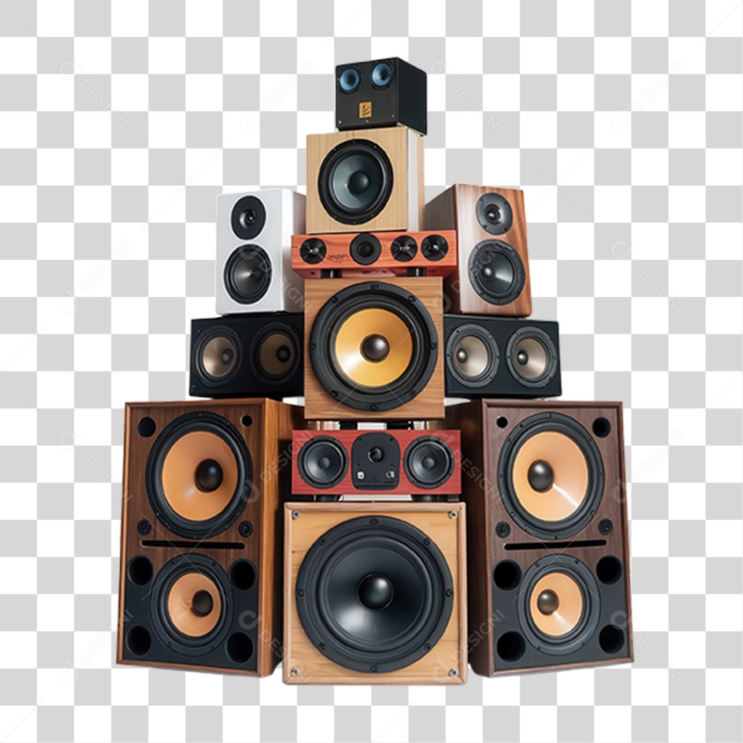 Caixas de Som Alto-falantes Músicas PNG Transparente