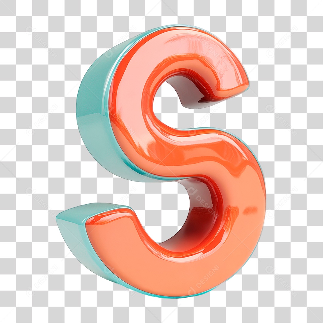 Letra S PNG Transparente