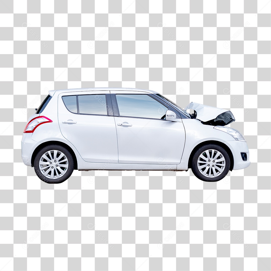 Carro Batido Amassado PNG Transparente