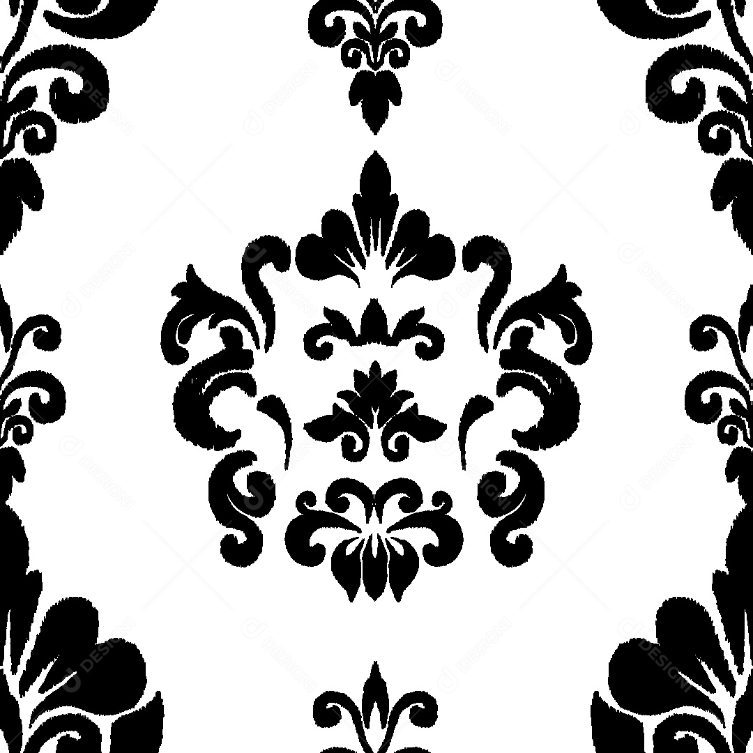 Padrão de Flores Ilustração Vetor EPS