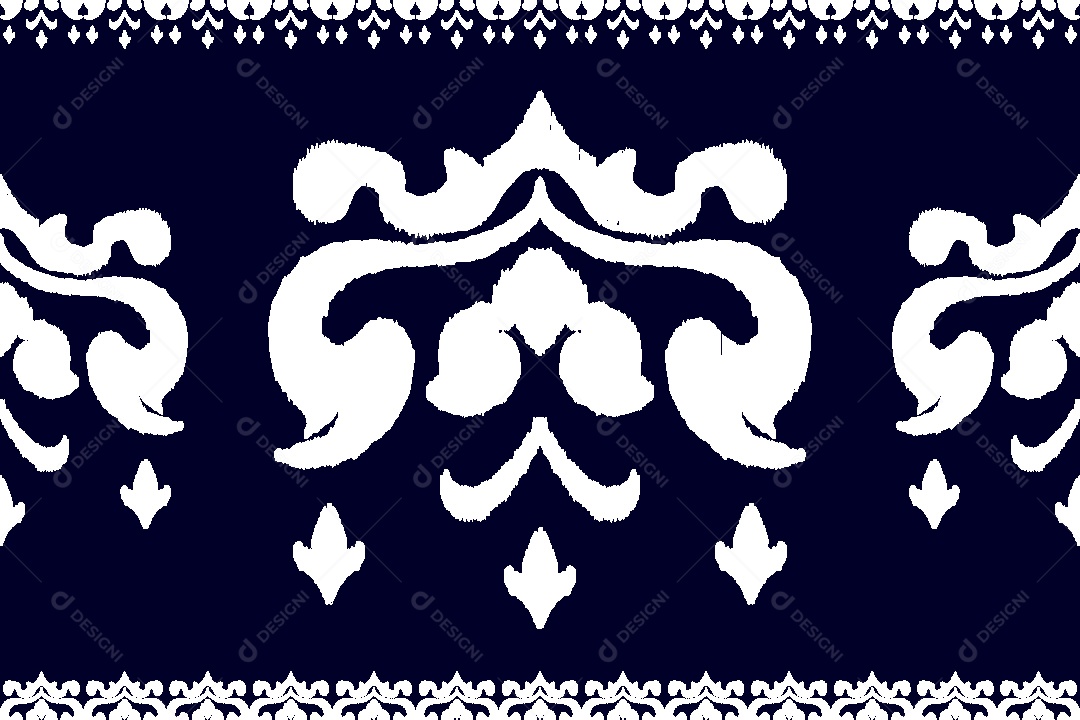 Padrão Étnico Ilustração Vetor EPS