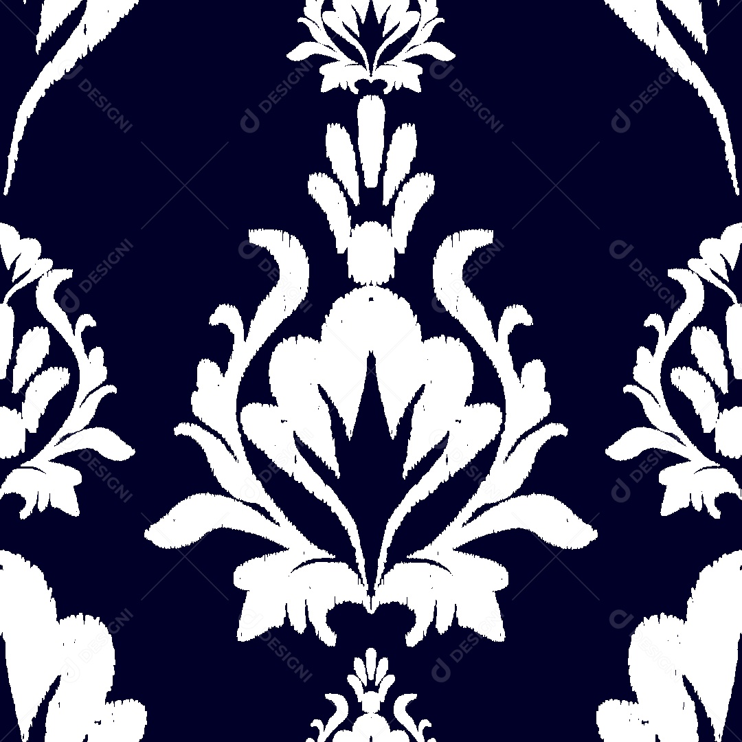 Padrão de Flores Ilustração Vetor EPS