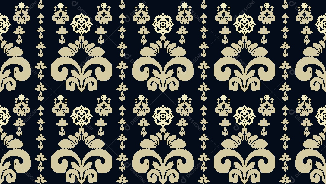 Padrão Étnico Ilustração Vetor EPS