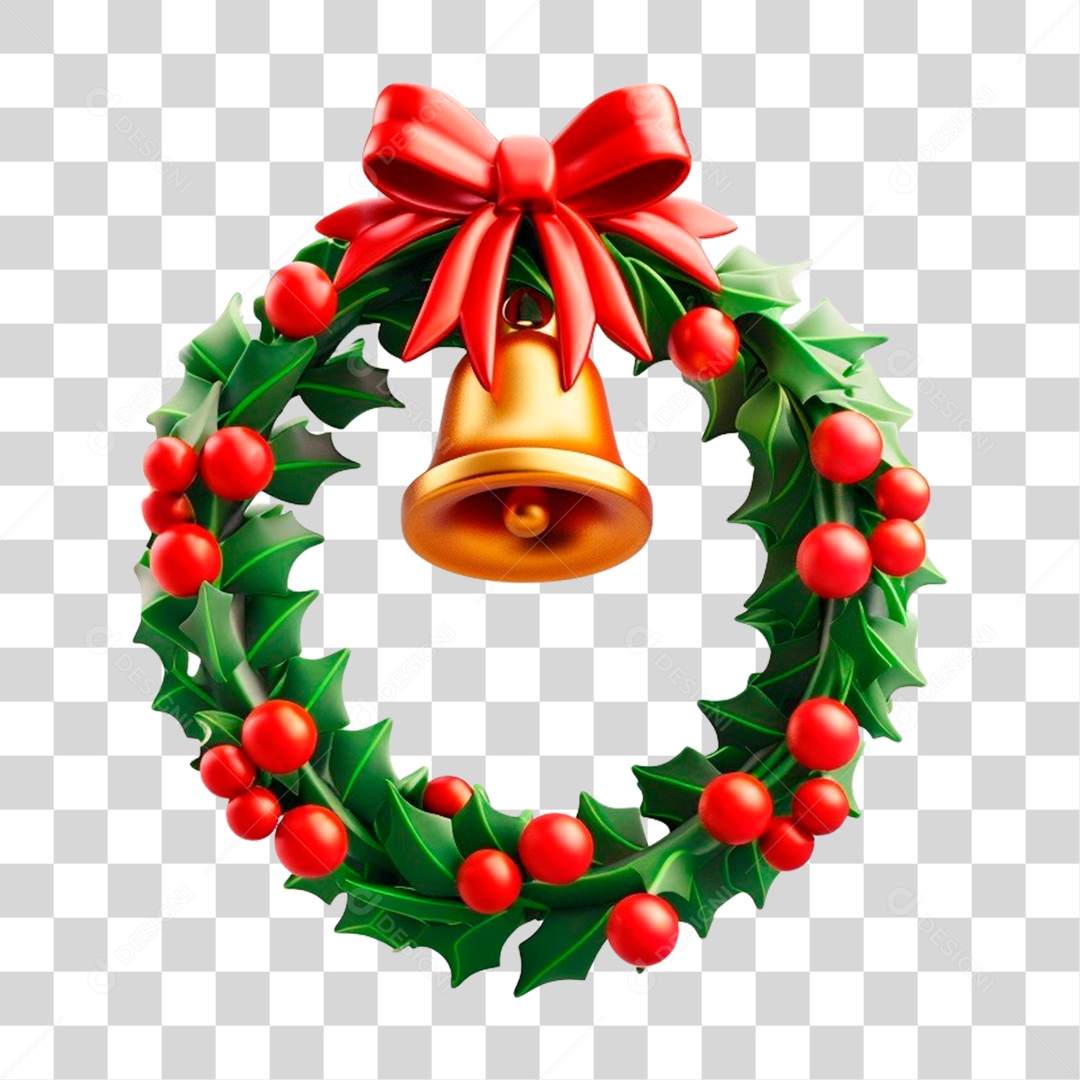 Guirlanda de Natal PNG Transparente