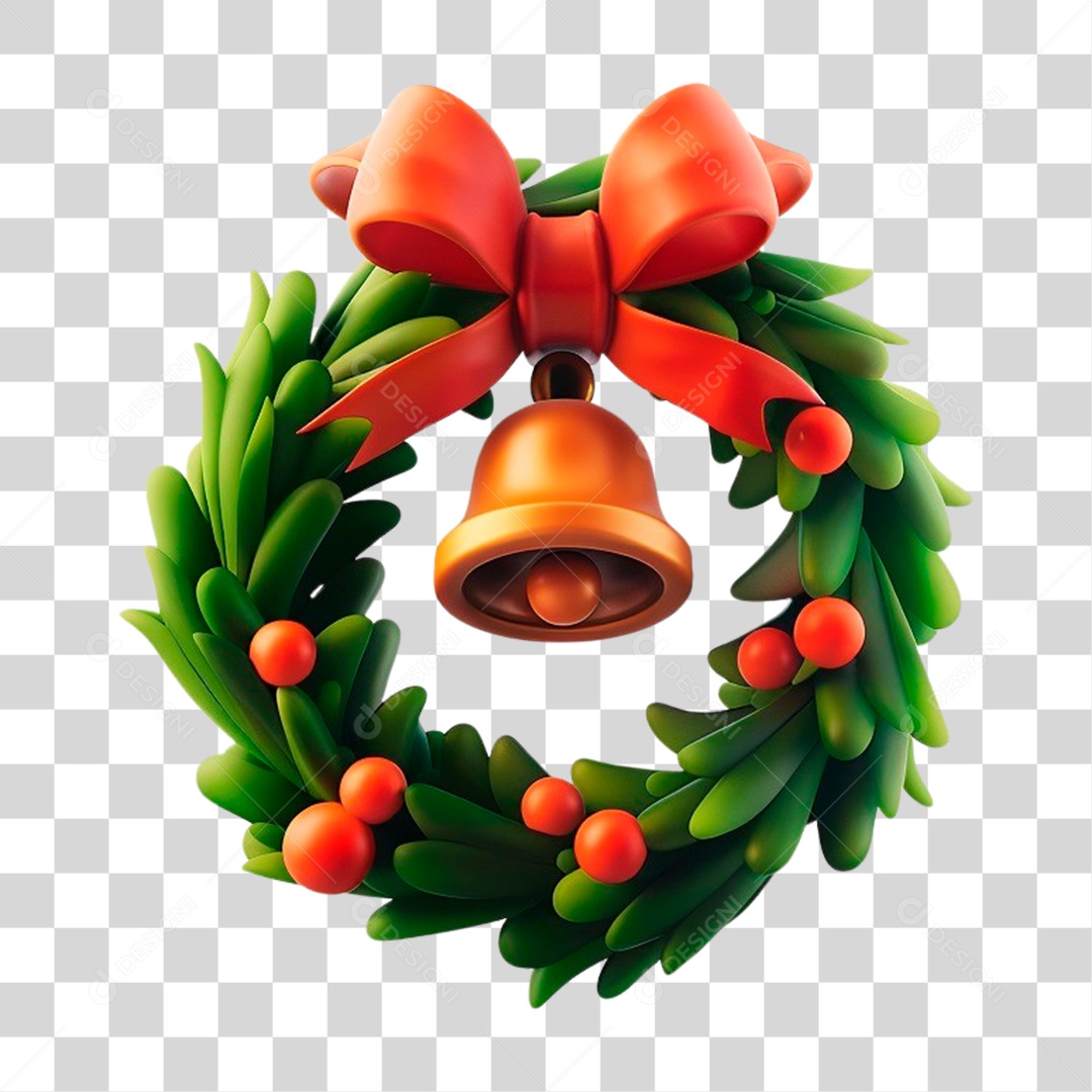 Guirlanda de Natal PNG Transparente