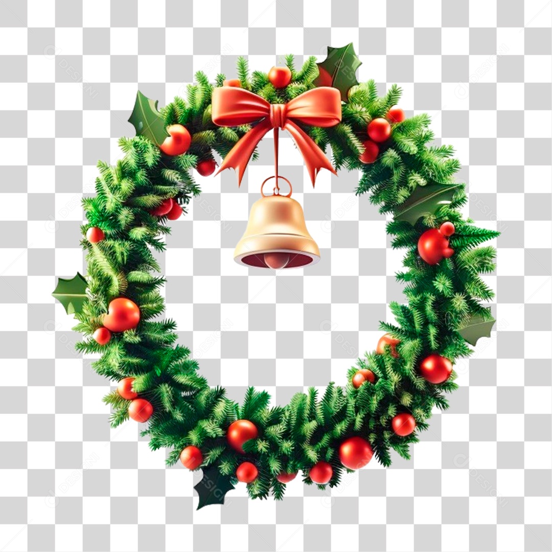 Guirlanda de Natal PNG Transparente