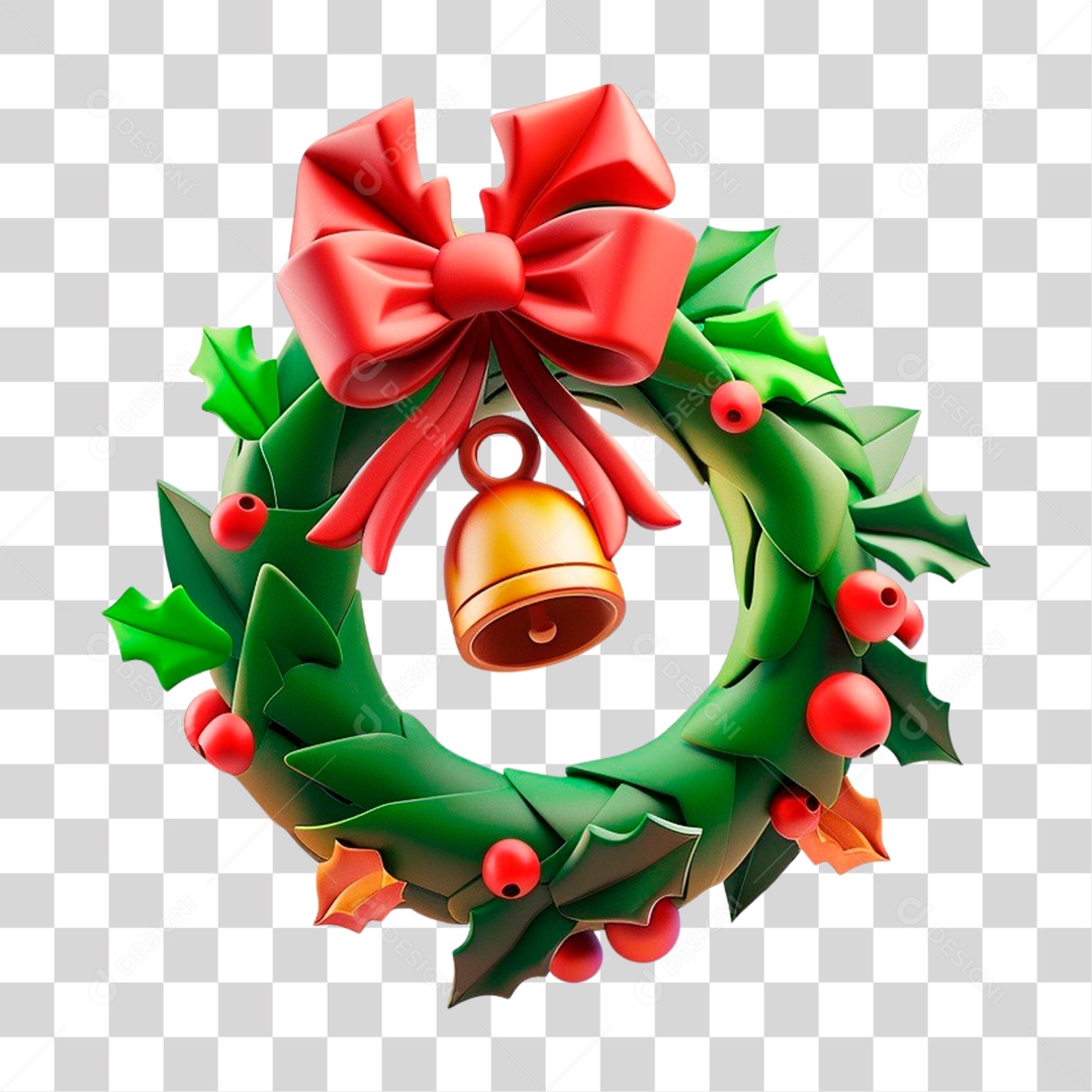 Guirlanda de Natal PNG Transparente