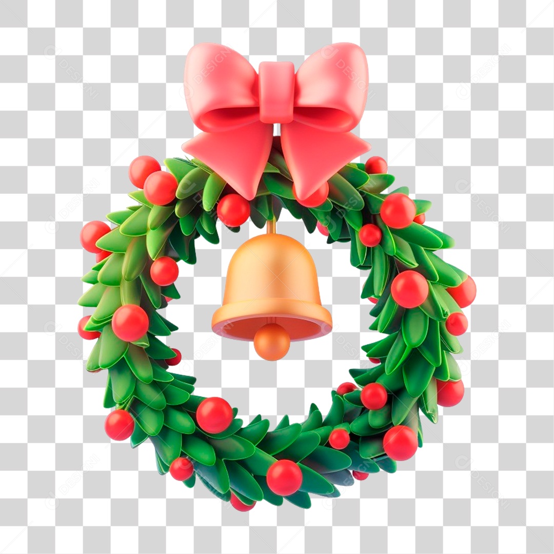 Guirlanda de Natal PNG Transparente