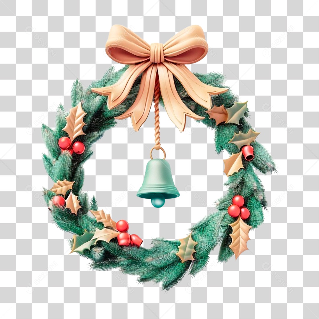 Guirlanda de Natal PNG Transparente