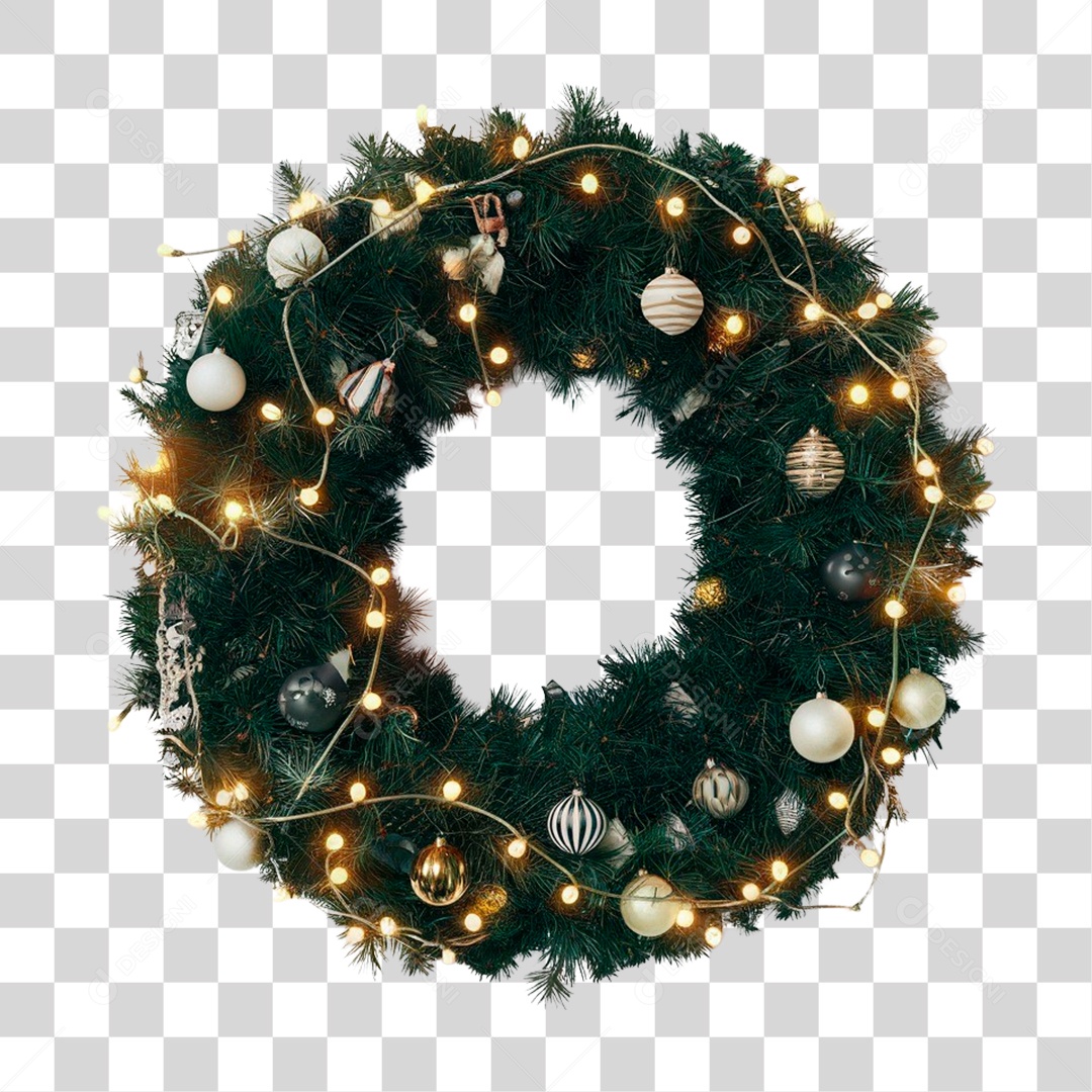 Guirlanda de Natal PNG Transparente