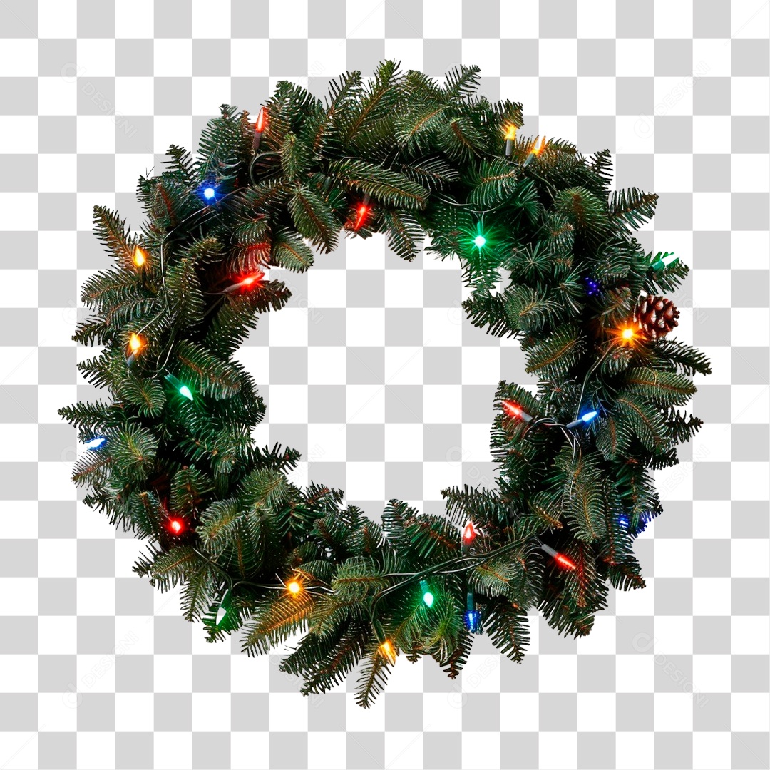 Guirlanda de Natal PNG Transparente