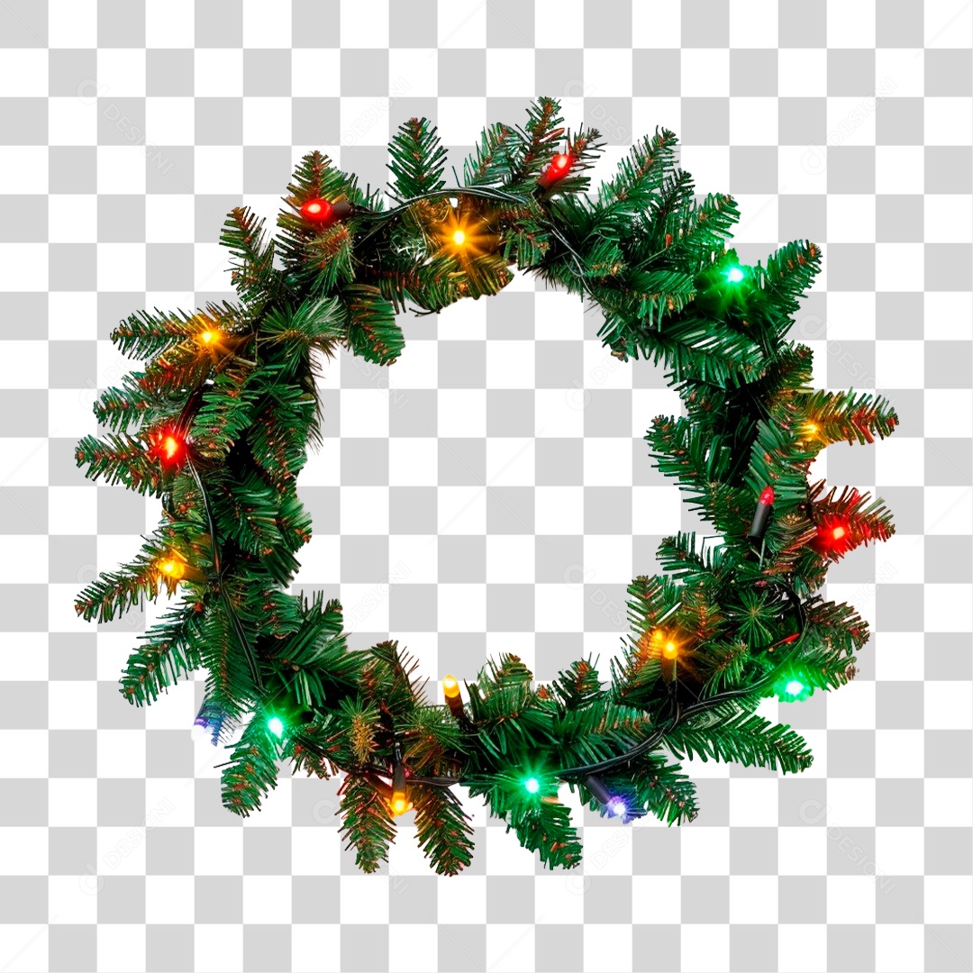 Guirlanda de Natal PNG Transparente