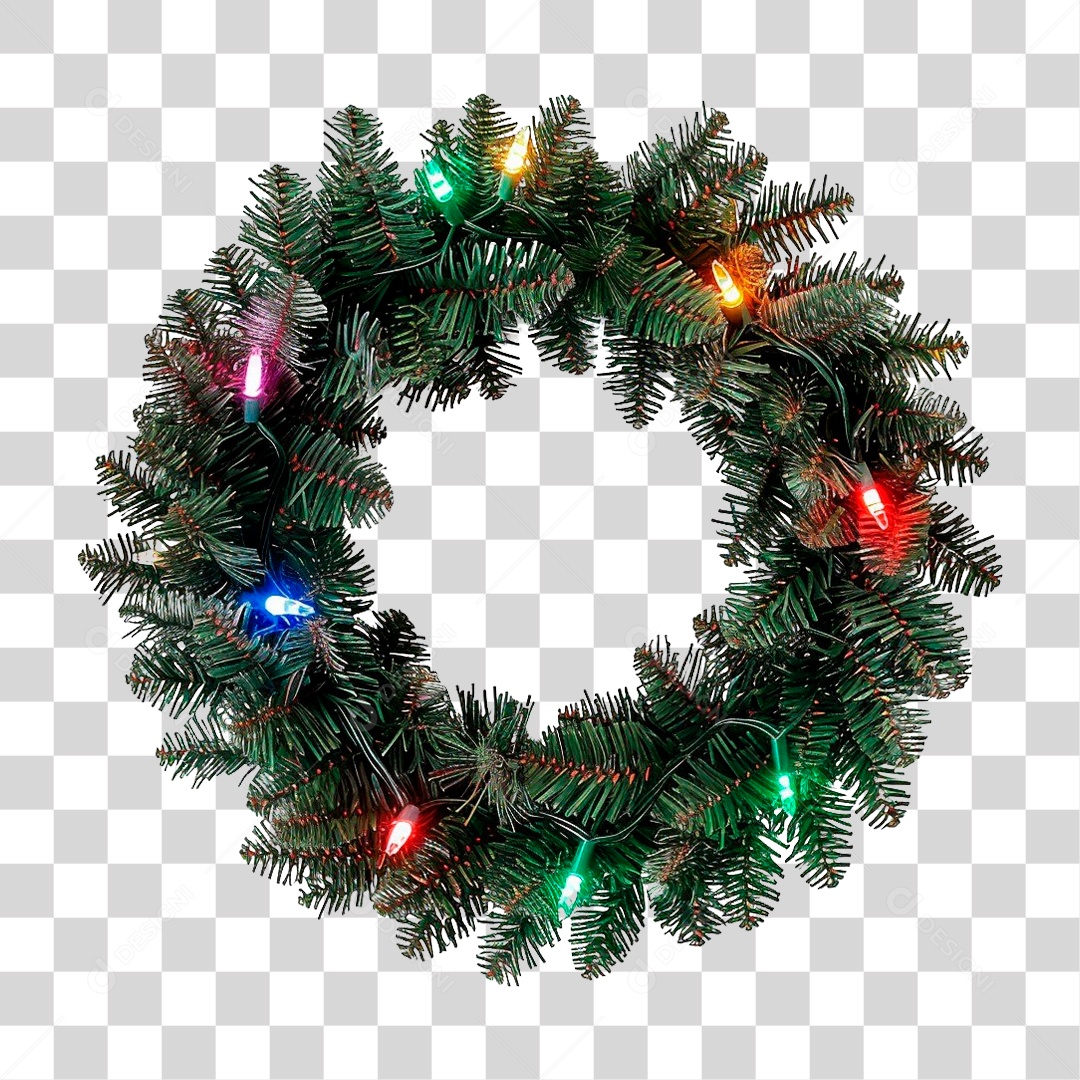 Guirlanda de Natal PNG Transparente