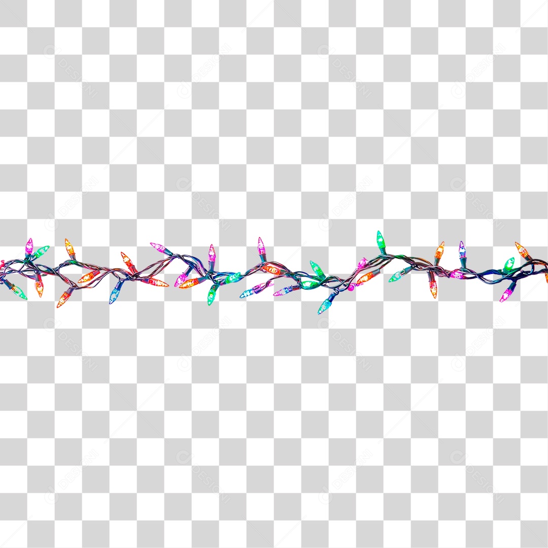 Luzes de Natal PNG Transparente