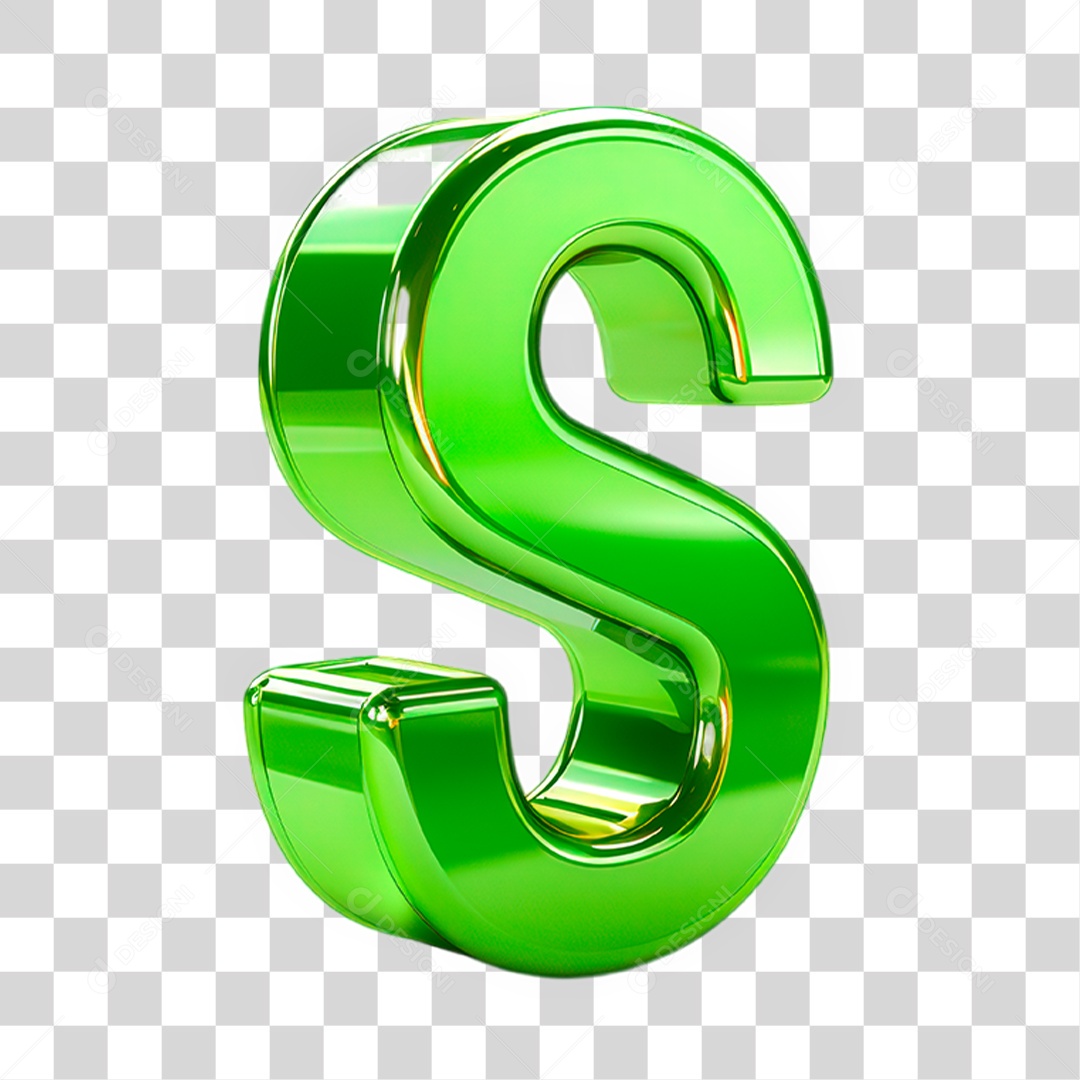 Letra S PNG Transparente