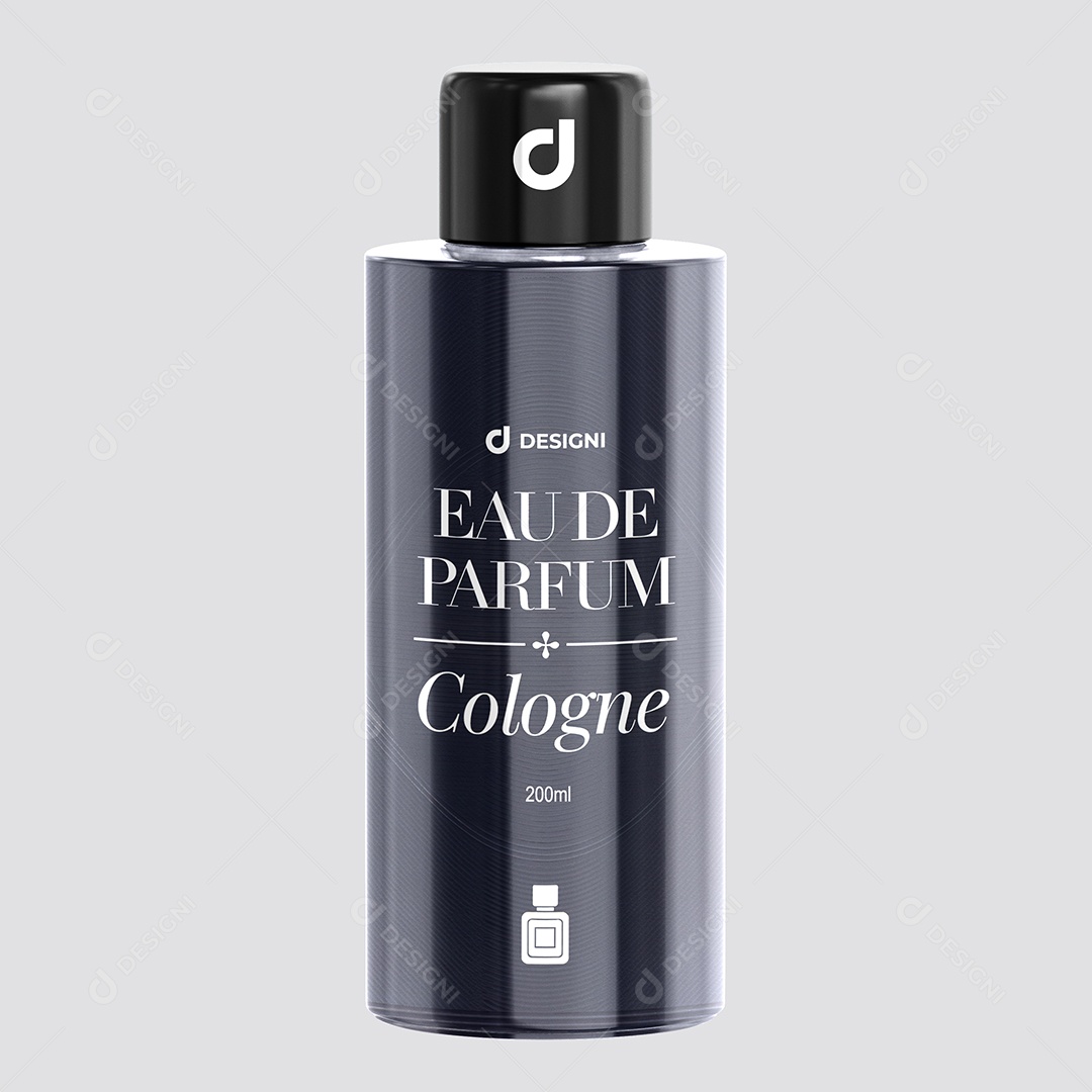 Mockup Frasco Colônia PSD Editável