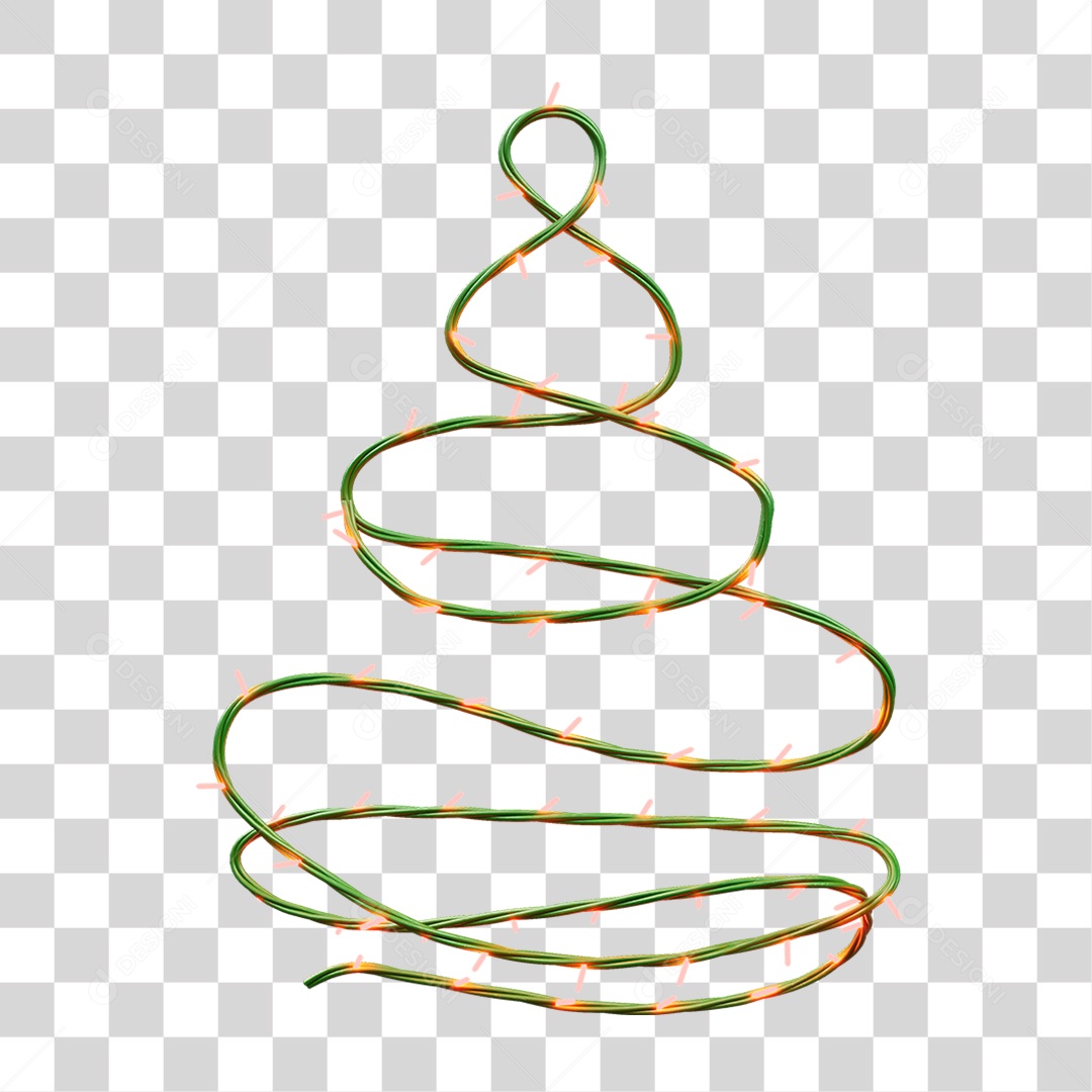 Árvore de Pisca-pisca Decoração de Natal PNG Transparente