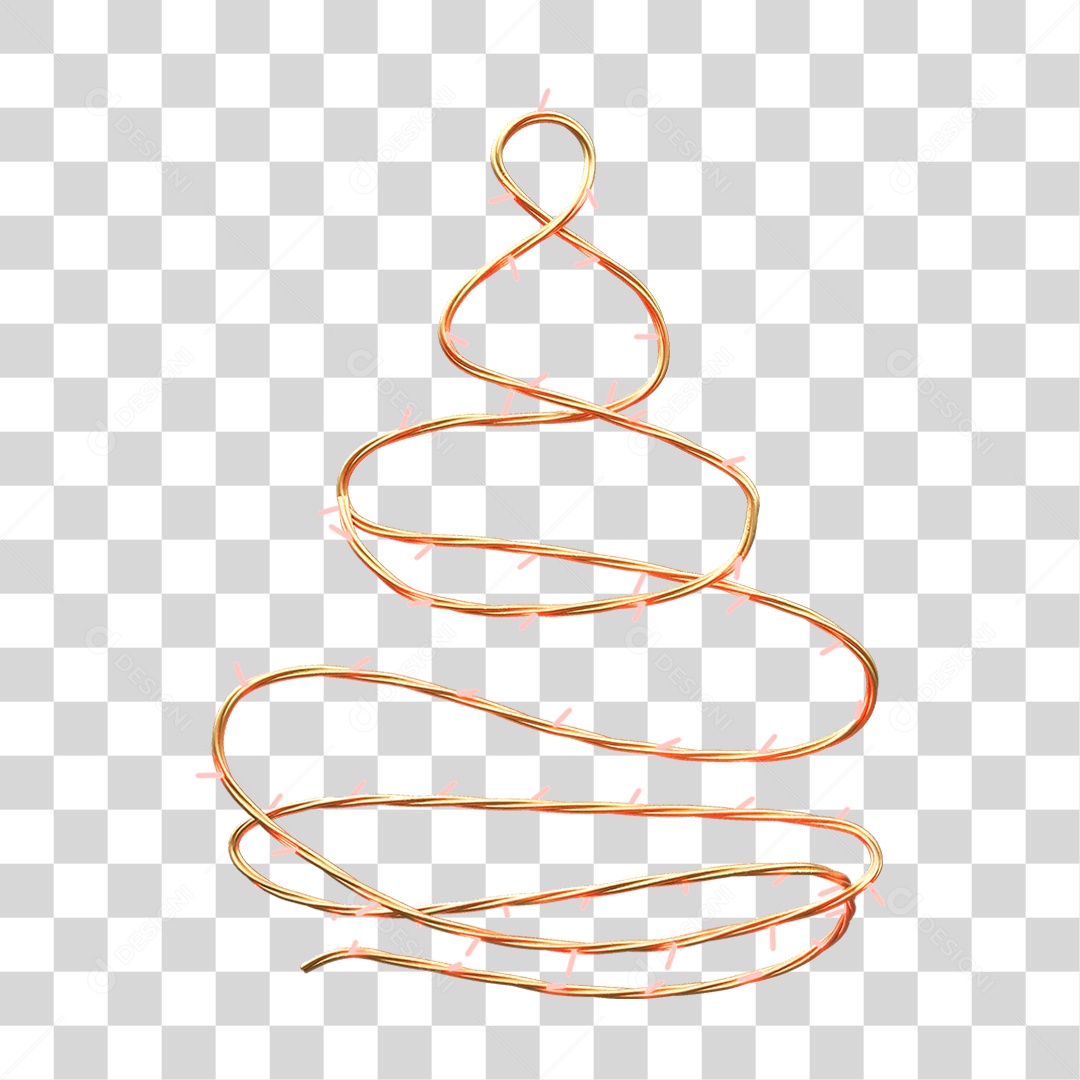 Árvore de Pisca-pisca Decoração de Natal PNG Transparente