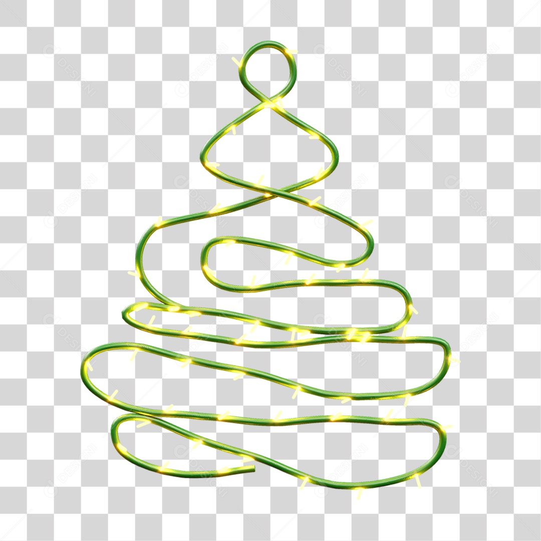 Árvore de Pisca-pisca Decoração de Natal PNG Transparente