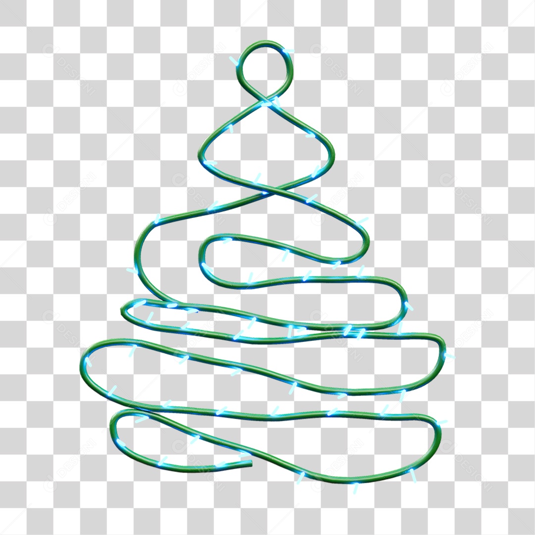 Árvore de Pisca-pisca Decoração de Natal PNG Transparente