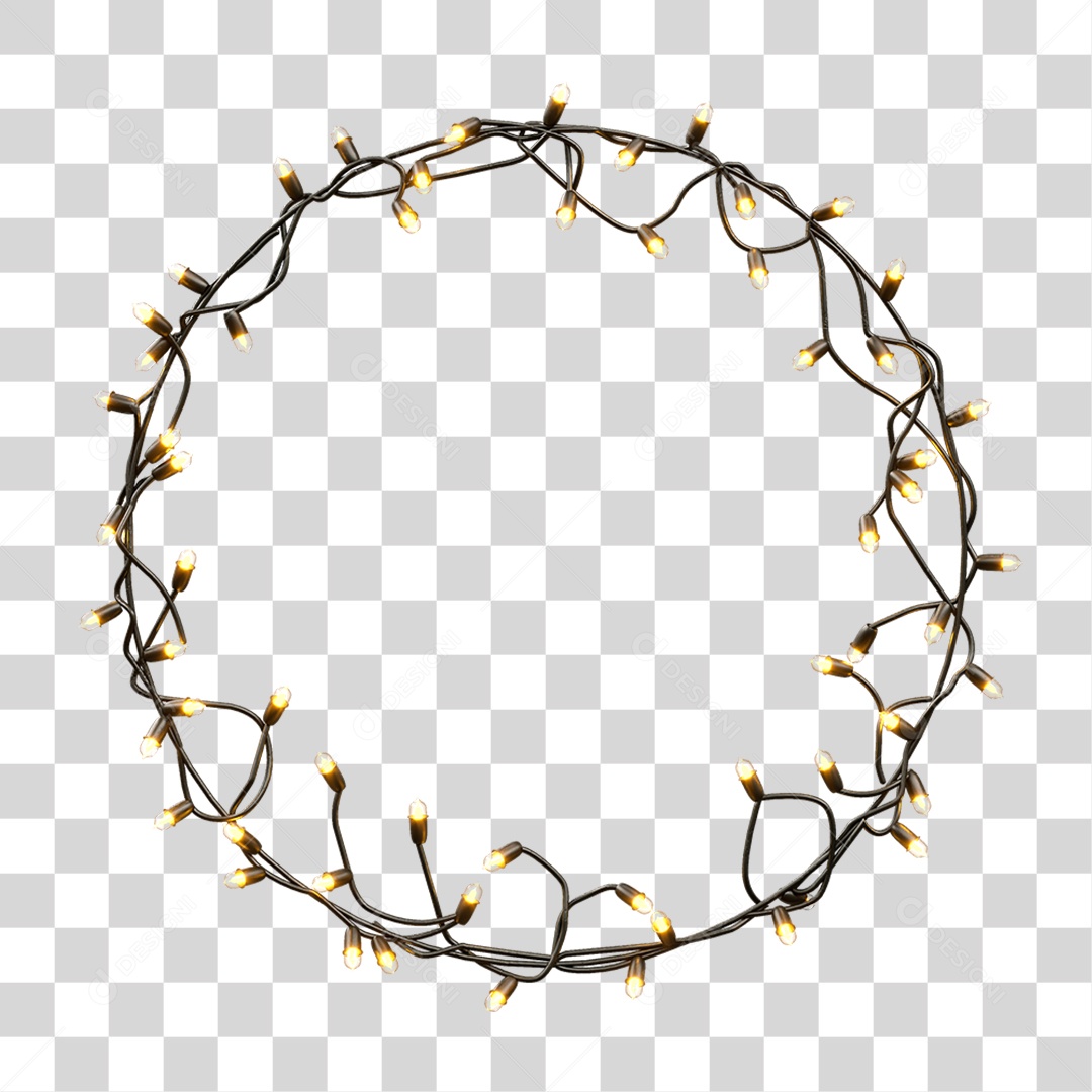 Pisca-pisca Decoração de Natal PNG Transparente